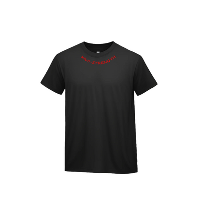 Kiwi-Strength Curved Neck Tee