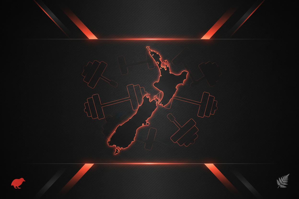KIWI-STRENGTH Hero Banner - Corrected NZ Map
